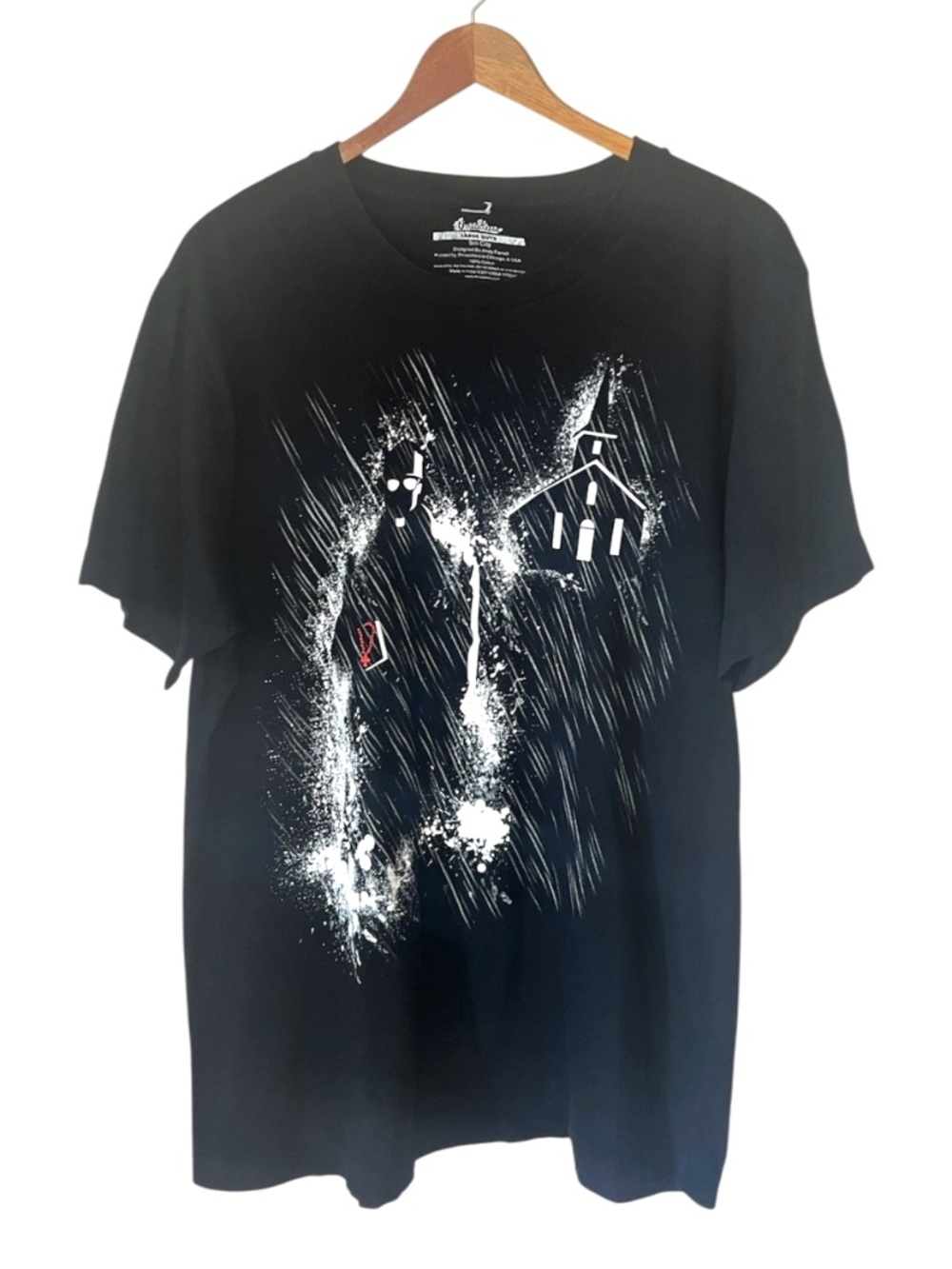 Threadless Sin City By Frank Miller Priest 2011 Movie Promo Graphic T Shirt L
